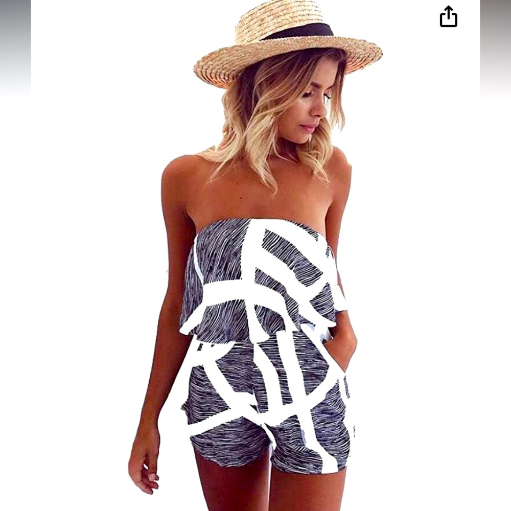 NWOT Super cute romper!!! Very soft and light. Always will to take offers!